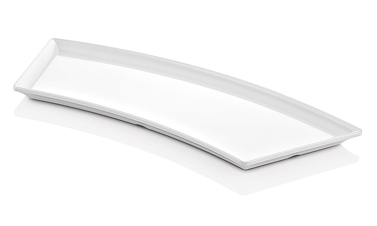 Блюдо сервировочное полукруглое