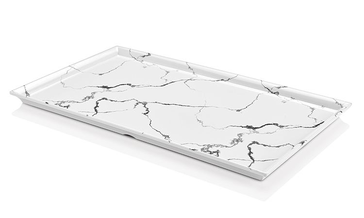 Блюдо сервировочное прямоугольное мраморное