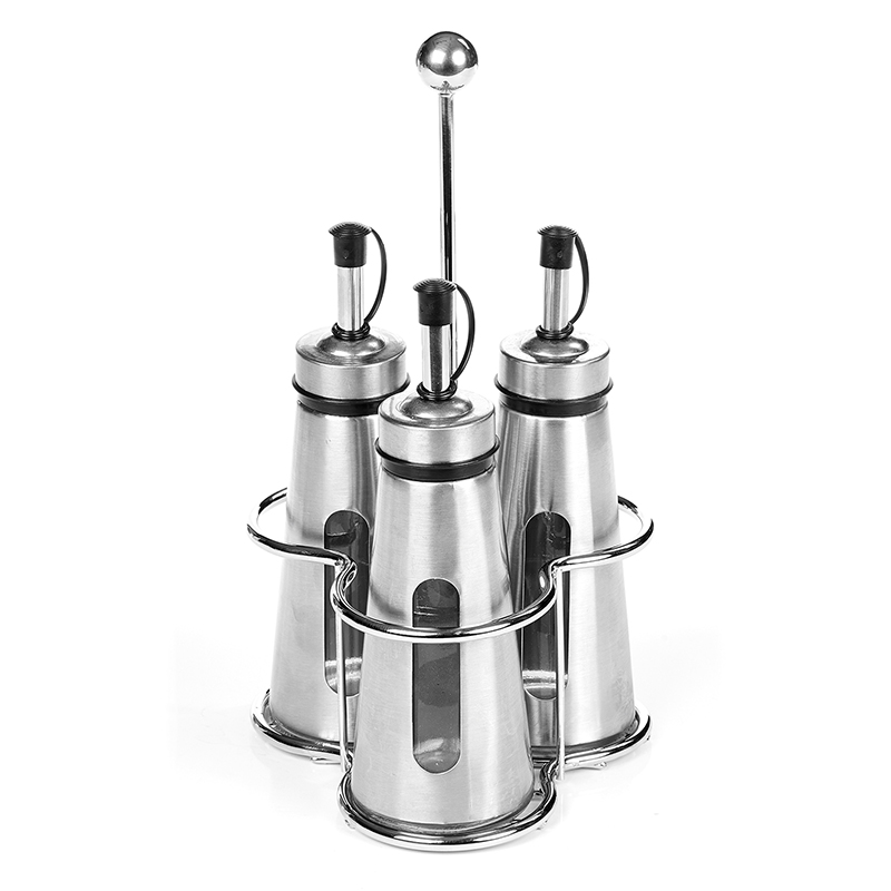 Набор из 3х металлических бутылочек