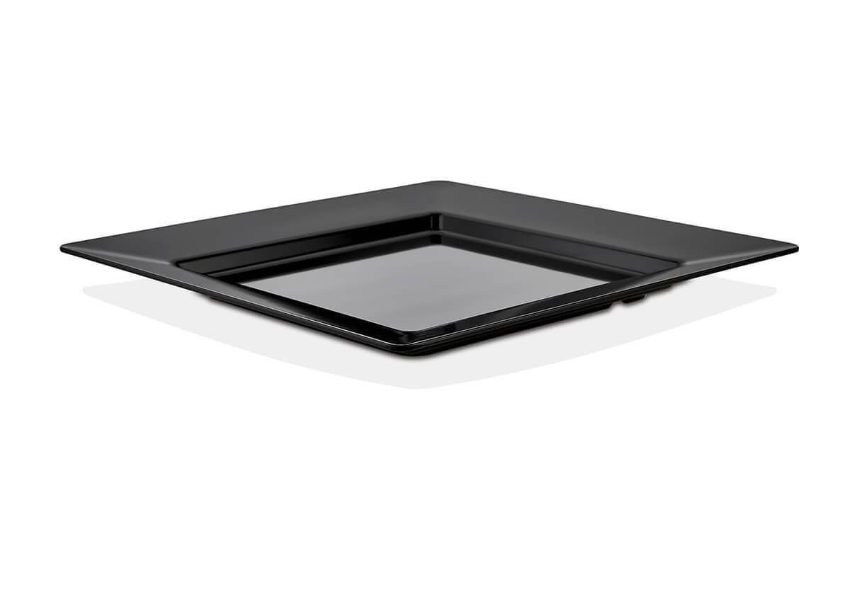 Блюдо чёрное 40х40 cм