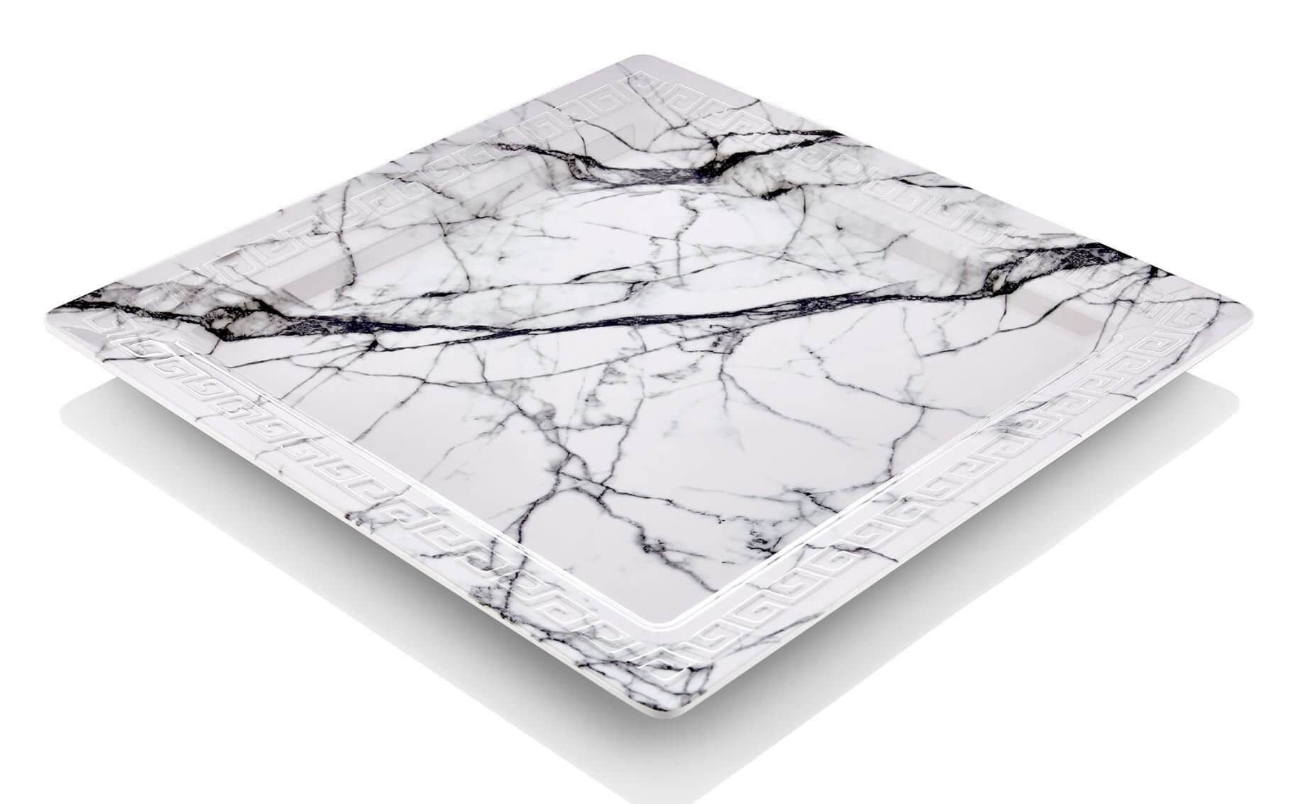 Блюдо Квадрат Мрамор 50х50 см
