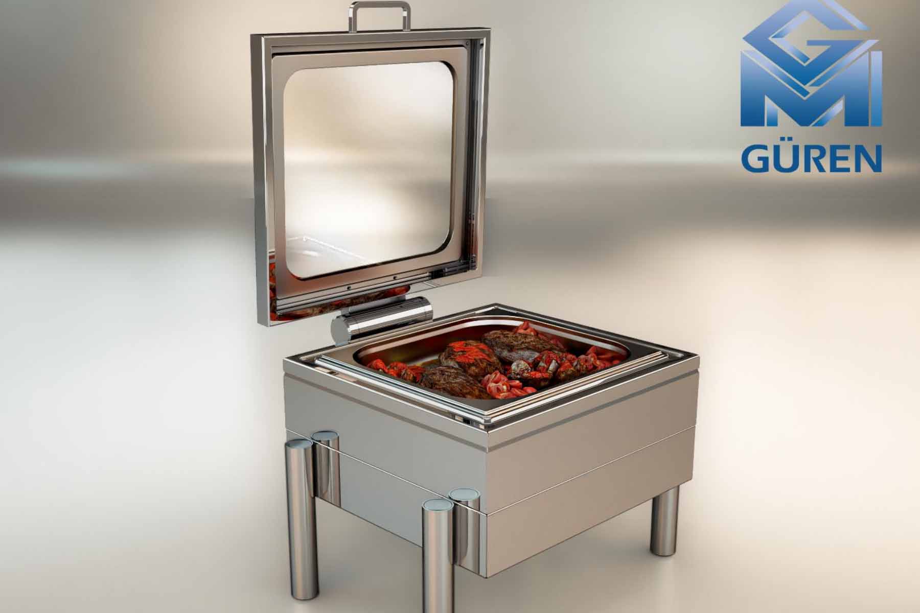 Чафинг - диш квадратный электрический