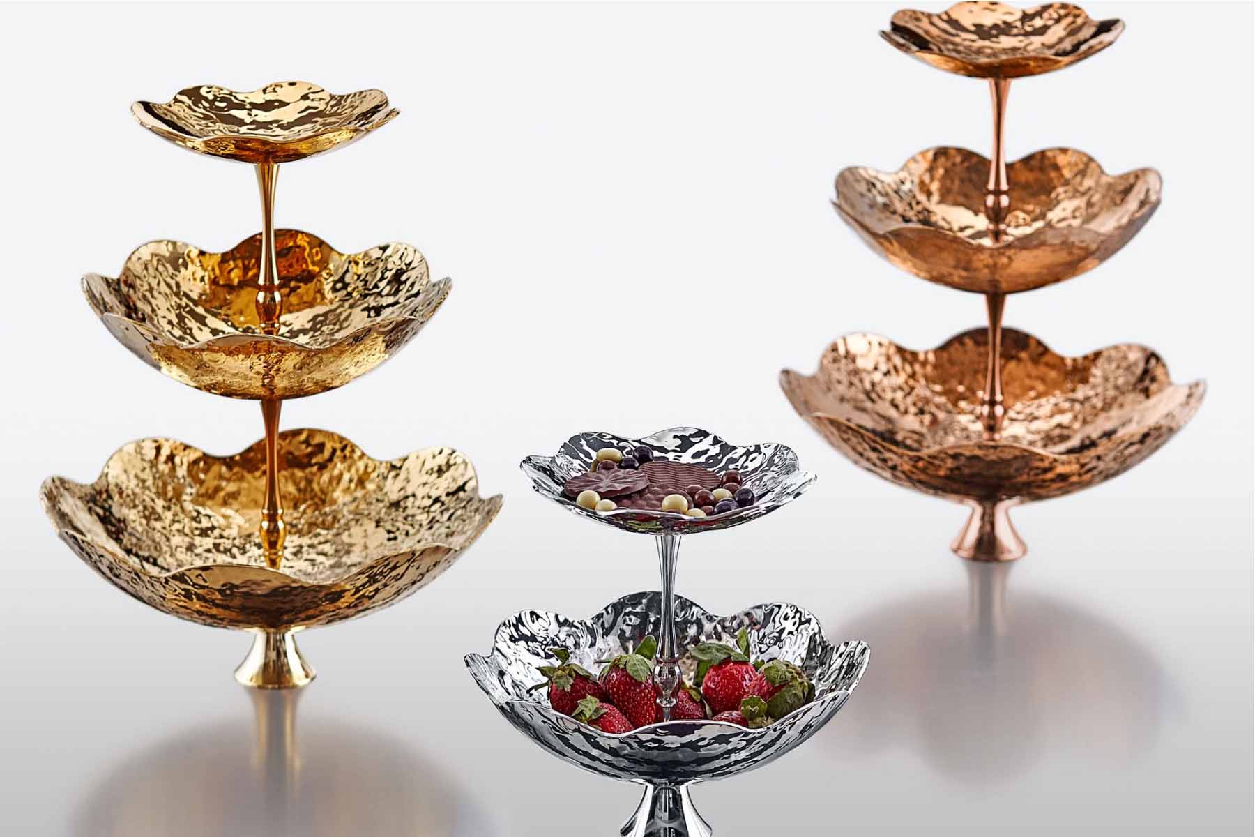 Чаша Bera Ромашка 3х ярусная мини