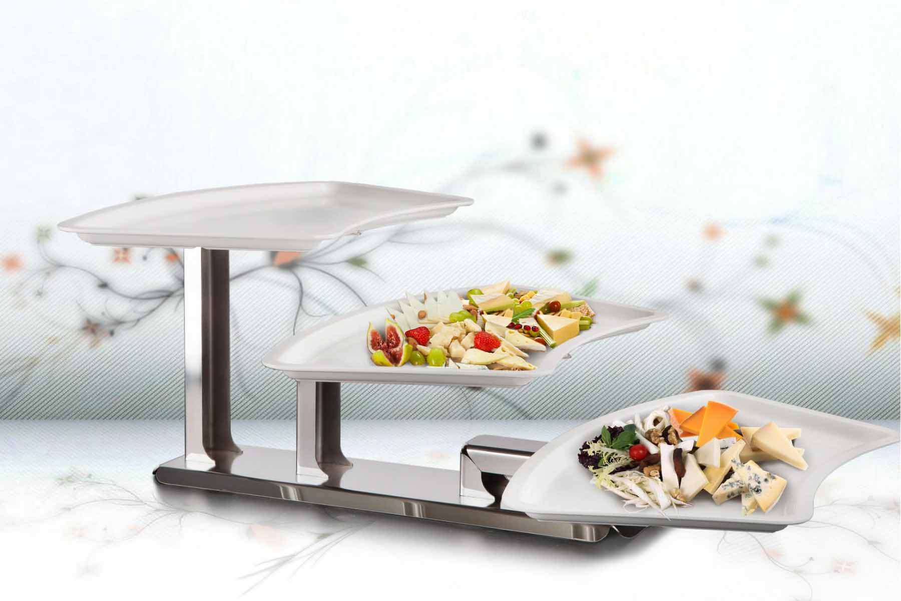 Этажерка Sea 3х ярусная с3х секционная с рукавами